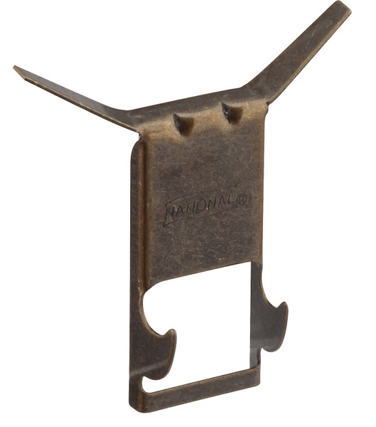National Hardware V2552 Series N260-299 Brick Hanger, 30 lb, Steel, Antique Brass, Wall Mounting [SKU: ORG7454861]