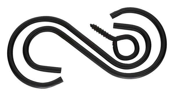 National Hardware V2665 Series N275-149 Extension Hook Kit, 3-1/2 in L, Steel, Black [SKU: ORG7166606]