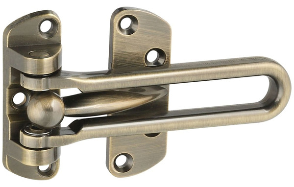 National Hardware 804 Series N335-976 Door Security Guard, Zinc, Antique Brass [SKU: ORG7182587]