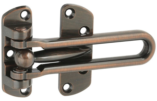 National Hardware 804 Series N335-992 Door Security Guard, Zinc, Antique Bronze [SKU: ORG7182595]
