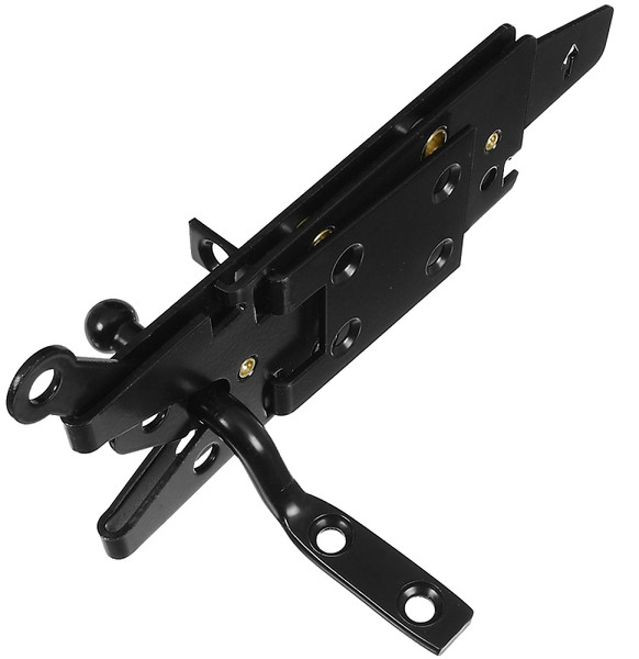 National Hardware V1138 N342-667 Gate Latch, Steel, Black [SKU: ORG7371818]