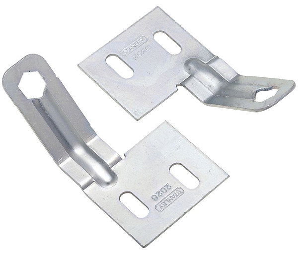National Hardware V391A Series N344-895 Folding Door Aligner, Steel, Zinc [SKU: ORG7178460]