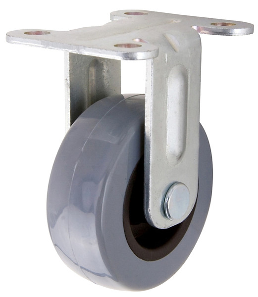 Shepherd Hardware G1 Series 3543 Rigid Caster, 2 in Dia Wheel, TPU Wheel, Gray, 88 lb [SKU: ORG4752614]