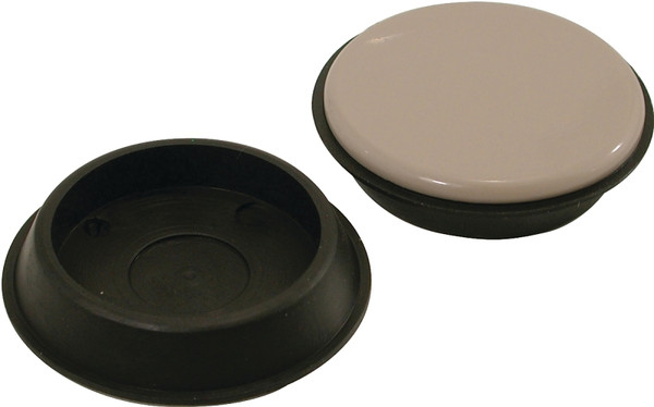 Shepherd Hardware 9221 Furniture Cup, Polyethylene, Black [SKU: ORG8324543]