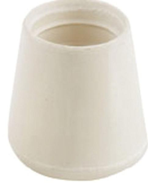 Shepherd Hardware 9752 Furniture Leg Tip, Round, Rubber, Off-White, 5/8 in Dia [SKU: ORG3789666]