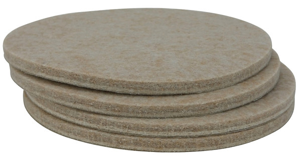 Shepherd Hardware 9921 Protective Pad, Felt, 4 in Dia, Round [SKU: ORG8445413]