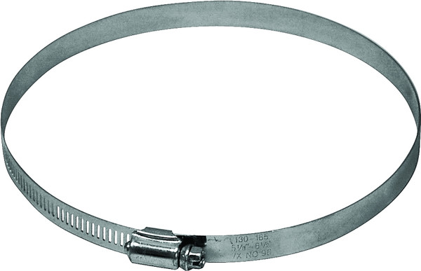 Lambro 2841 Worm Gear Clamp, 4 in Duct, Clamping Range: 3-9/16 to 4-1/2 in, Steel, Zinc [SKU: ORG0573394]