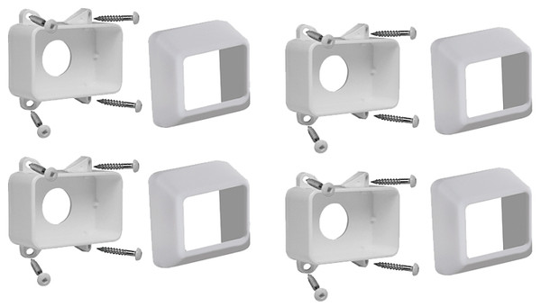 Xpanse Select 73012488 Rail Bracket, Vinyl, White, Gloss, For: Select Series Railings [SKU: ORG9020470]