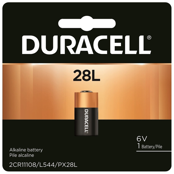 DURACELL PX28LBPK Battery, 6 V Battery, 160 mAh, PX28L Battery, Lithium, Manganese Dioxide [SKU: ORG6797344]