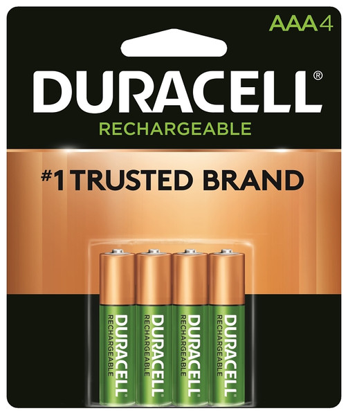 DURACELL 66160 Rechargeable Battery, 1.2 V Battery, 700 mAh, AAA Battery, Nickel-Metal Hydride [SKU: ORG6950208]