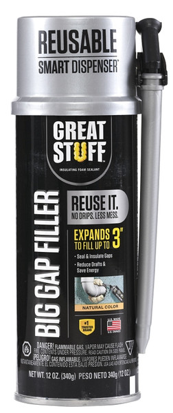 GREAT STUFF 99108860 Insulating Foam Sealant, Yellow, 12 oz [SKU: ORG5123542]