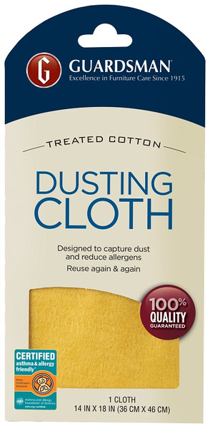 GUARDSMAN 462100 Dusting Cloth, 18 in L, 14 in W, Cotton [SKU: ORG6137327]