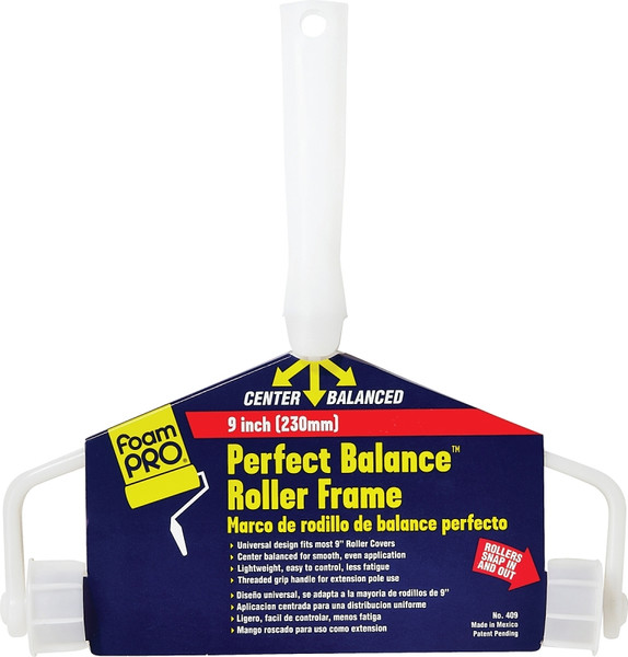 FOAMPRO 409 Roller Frame, 9 in L Roller, Threaded Handle [SKU: ORG9148172]