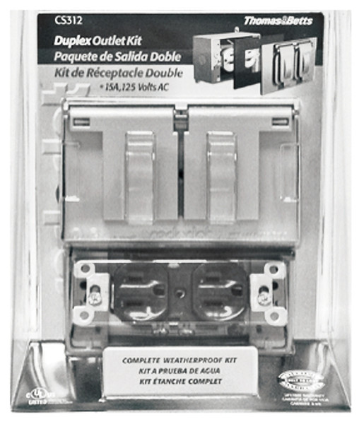 Red Dot S312WHE Outlet Box, 1 -Gang, White [SKU: ORG3641933]