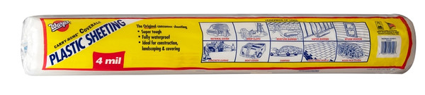 Warp's 4CH15 Poly Film, 25 ft L, 15 ft W, Clear [SKU: ORG8360661]