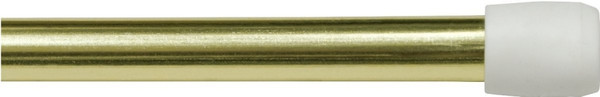 Kenney KN631/3 Spring Tension Rod, 7/16 in Dia, 28 to 48 in L, Metal, Brass [SKU: ORG1007624]