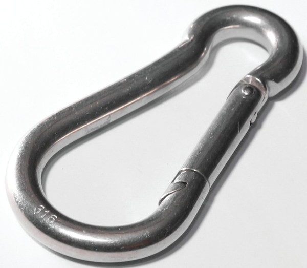 BARON 2450S-7/16 Spring Snap, 320 lb Working Load, Stainless Steel, Polished [SKU: ORG0757559]