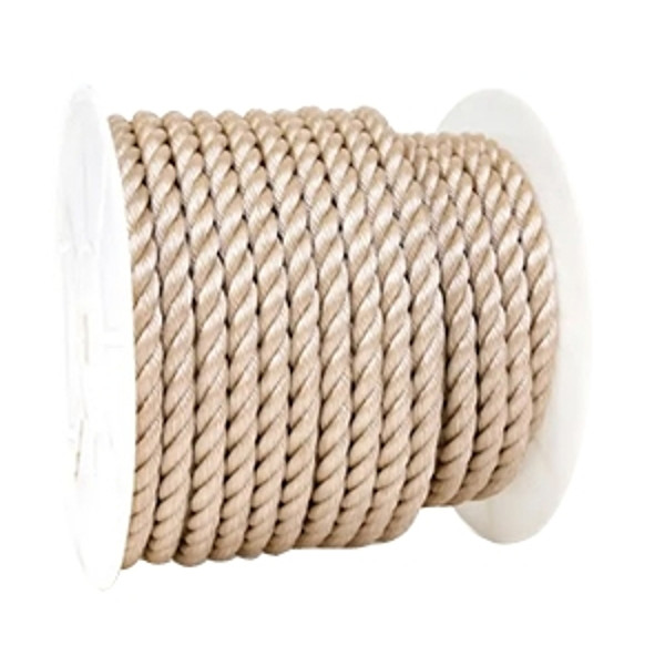 BARON 50120 Rope, 5/8 in Dia, 140 ft L, 700 lb Working Load, Polypropylene, Tan [SKU: ORG7459019]