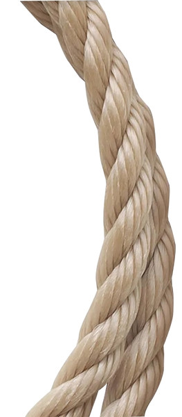 BARON 52305 Rope, 3/8 in Dia, 50 ft L, 244 lb Working Load, Polypropylene, Tan [SKU: ORG7460025]