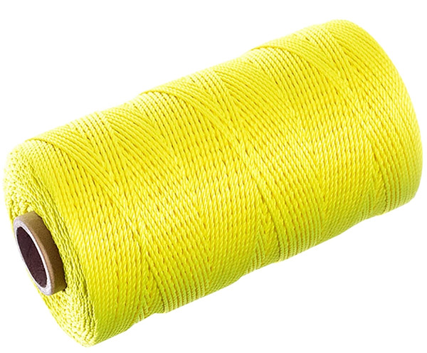 BARON 10820 Mason Line, #18 Dia, 1000 ft L, 13 lb Working Load, Polypropylene, Yellow [SKU: ORG7458904]