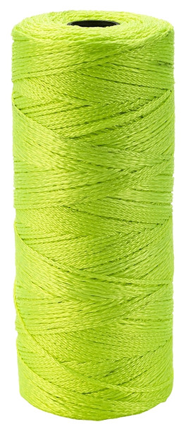 BARON 58828 Twine, #18 Dia, 1050 ft L, 13 lb Working Load, Nylon/Poly, Lime [SKU: ORG1778109]