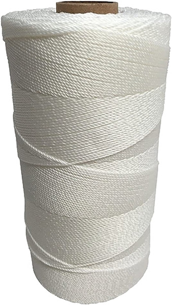 BARON 95401 Seine Twine, #9 Dia, 575 ft L, 13 lb Working Load, Nylon/Poly, White [SKU: ORG4920575]