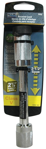 REESE TOWPOWER 7033200 Bent Pin Receiver Lock, Class: V, Steel, Chrome [SKU: ORG1557875]