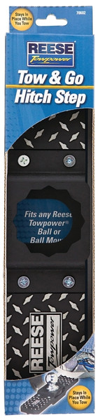 REESE TOWPOWER 7060200 Hitch Step, 500 lb, 3-1/4 in L, 15.7 in W, 2 in H, Aluminum [SKU: ORG0616573]