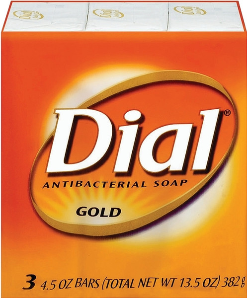 Dial Manufacturing 1095248 Bar Soap Gold, Gold, Mild, 4 oz [SKU: ORG7168578]