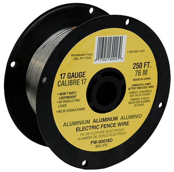 Zareba Fi-Shock FW-00018D Fence Wire, 17 ga Wire, Aluminum Conductor, 250 ft L [SKU: ORG6782627]