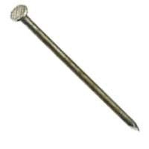 ProFIT 0054272 Finishing Nail, 10 in L, Carbon Steel, Hot-Dipped Galvanized, Flat Head, Round Shank, 50 lb [SKU: ORG4670600]