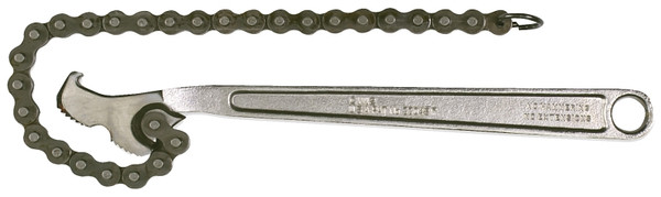 Diamond Farrier CW12H Chain Wrench, 12 in L, Steel, Nickel Chrome [SKU: ORG6494991]