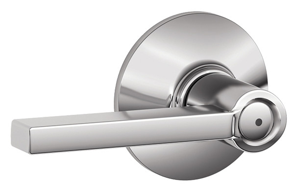 Schlage Latitude Series F40VLAT625 Privacy Door Lever, Metal, Bright Chrome [SKU: ORG7230626]