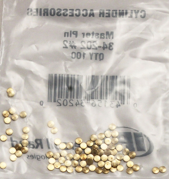 Schlage Allegion Everest Series 34-202 Master Pin, Nickel Silver, Specifications: #2 Size, Tumbler Keyed [SKU: ORG6973853]