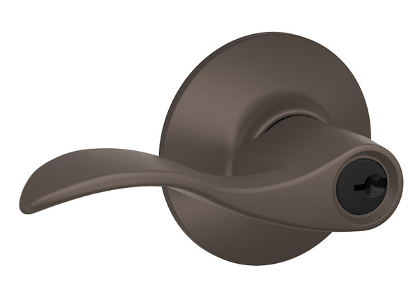 Schlage Accent Series F51 V ACC 613 Door Lever, Brass, Oil-Rubbed Bronze [SKU: ORG3667912]