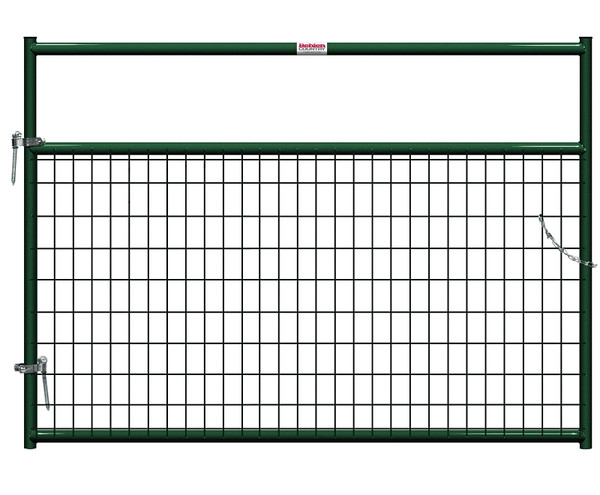 Behlen Country 40132062 Wire-Filled Gate, 72 in W Gate, 50 in H Gate, 6 ga Mesh Wire, 2 x 4 in Mesh, Green [SKU: ORG7138001]