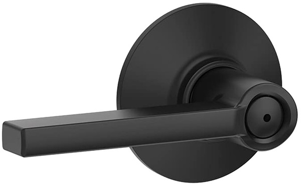 Schlage F Series F40VLAT622 Door Lever, Zinc, Matte Black [SKU: ORG7405327]