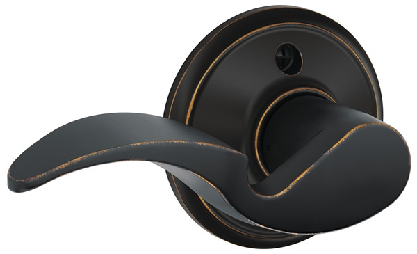 Schlage Avanti Series F170AVA716LH Dummy Lever, Aged Bronze [SKU: ORG7705510]