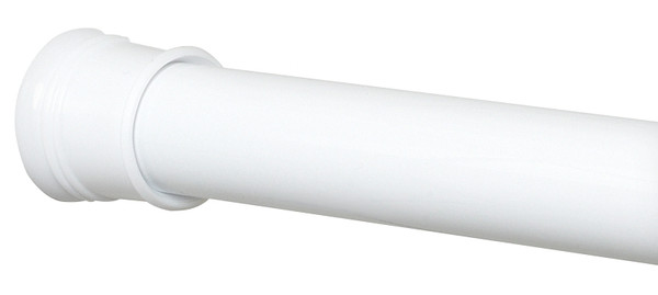 Zenith 886ALWW Shower Curtain Rod, 86 in L Adjustable, Aluminum [SKU: ORG3015617]