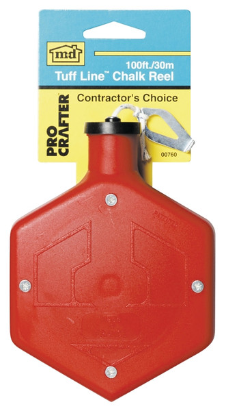 M-D 00760 Chalk Reel, 100 ft L Line [SKU: ORG7448673]