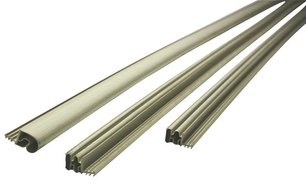 M-D 01610 Weatherstrip Set, 3/4 in W, 1/2 in Thick, 81 in L, Vinyl, Beige [SKU: ORG0029926]