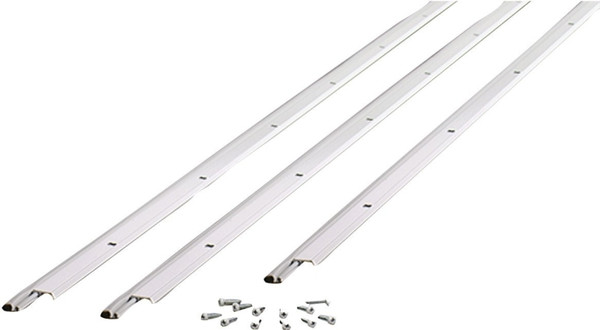 M-D 01750 Jamb Weatherstrip Kit, 7/8 in W, 1/5 in Thick, 84 in L, Aluminum/Santoprene, White [SKU: ORG1205392]