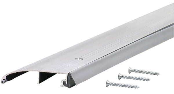 M-D 08433 Bumper Threshold with Insert, 36 in L, 3-3/16 in W, Aluminum [SKU: ORG1233352]