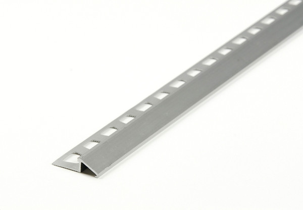 M-D 31359 Tile Edge Reducer, 96 in L, 3/8 in W, Ceramic, Clear Anodized [SKU: ORG8832164]