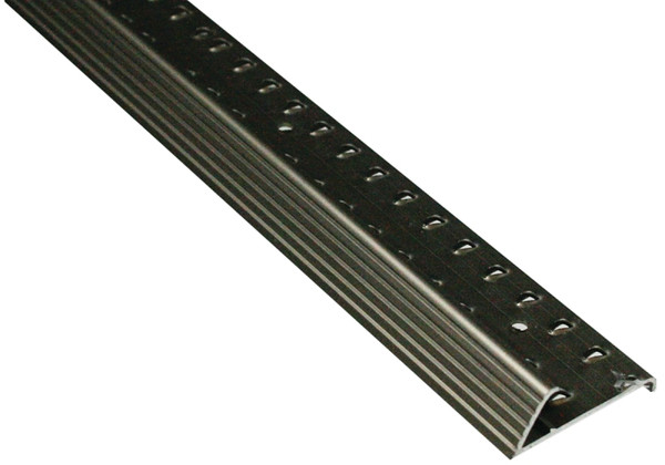M-D 43886 Fluted Carpet Gripper, 72 in L, 1-3/8 in W, Aluminum, Pewter [SKU: ORG6912638]