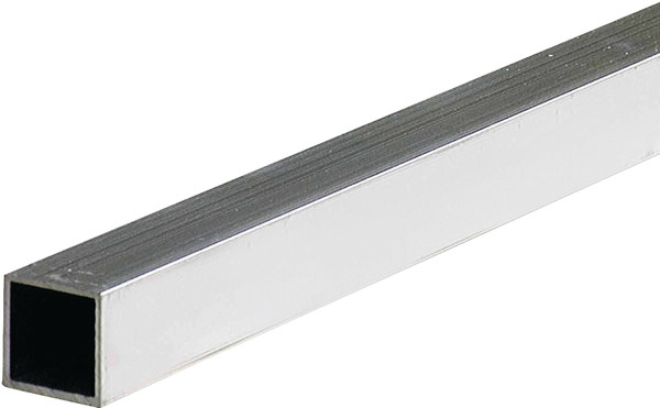 M-D 59477 Metal Tube, Square, 96 in L, 1 in W, 1/16 in Wall, Aluminum, Mill [SKU: ORG6961932]
