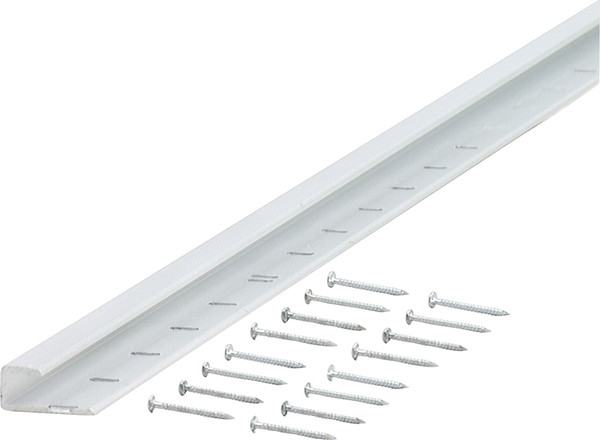 M-D 70144 Cap Moulding with Nail, 96 in L, Aluminum, Silver [SKU: ORG2708899]
