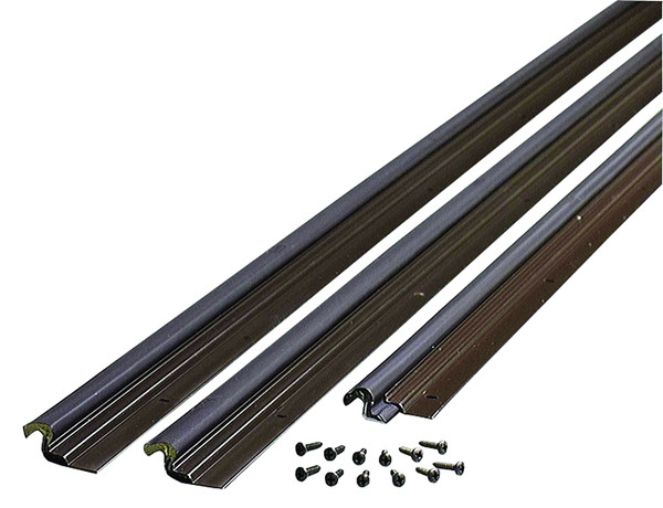 M-D 87783 Compression Weatherstrip, 84 in L, Aluminum [SKU: ORG8094237]