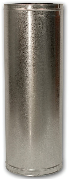 Comfort Flame 36-8DM Chimney Pipe, 12-3/8 in OD, 36 in L, Galvanized Steel [SKU: ORG3802675]