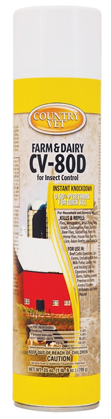Country Vet 348325CV Farm and Dairy Insect Control, 25 oz Aerosol Can [SKU: ORG7194889]